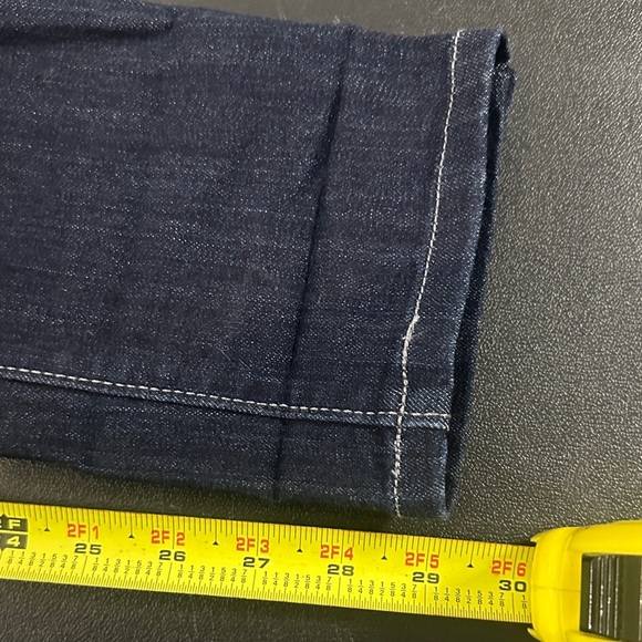 585.  Simply Vera Vera Wang Dark Blue Skinny Jeans - Picture 6 of 8